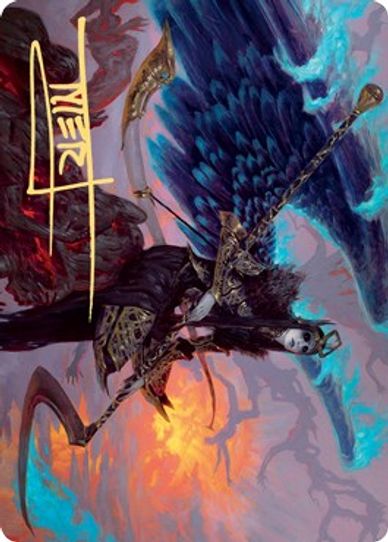 Eradicator Valkyrie Art Card (Gold-Stamped Signature) (25) [Art Series: Kaldheim]