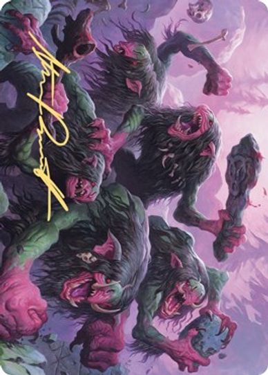 Hagi Mob Art Card (Gold-Stamped Signature) (36) [Art Series: Kaldheim]