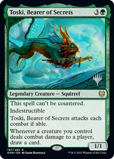 Toski, Bearer of Secrets (197) [Promo Pack: Kaldheim]