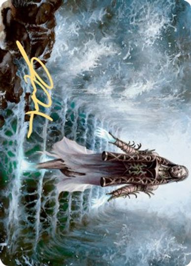 Karfell Harbinger Art Card (Gold-Stamped Signature) (17) [Art Series: Kaldheim]