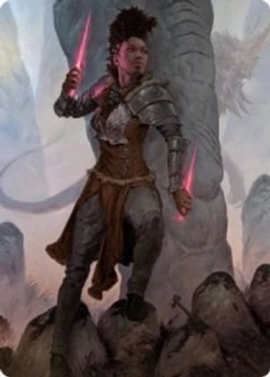 Kaya the Inexorable Art Card (58) [Art Series: Kaldheim]