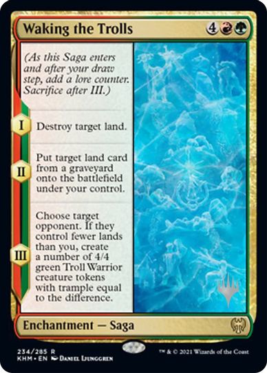 Waking the Trolls (234) [Promo Pack: Kaldheim]