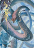 Koma, Cosmos Serpent Art Card () (Gold-Stamped Signature) (60) [Art Series: Kaldheim]