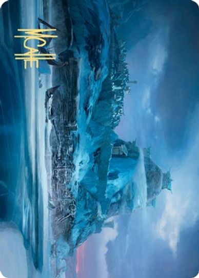 Port of Karfell Art Card (Gold-Stamped Signature) (72) [Art Series: Kaldheim]