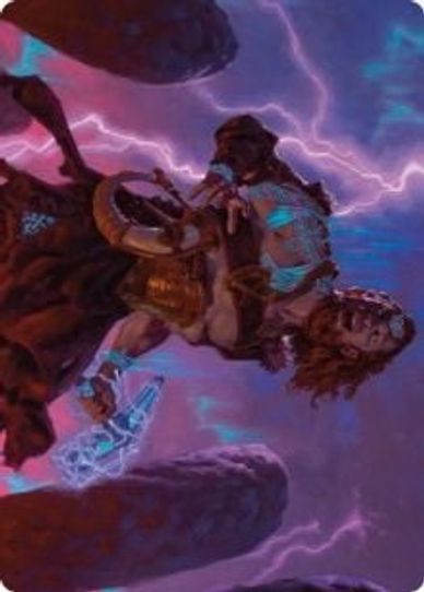 Toralf, God of Fury Art Card (39) [Art Series: Kaldheim]