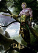 Tyvar Kell Art Card (Gold-Stamped Signature) (53) [Art Series: Kaldheim]