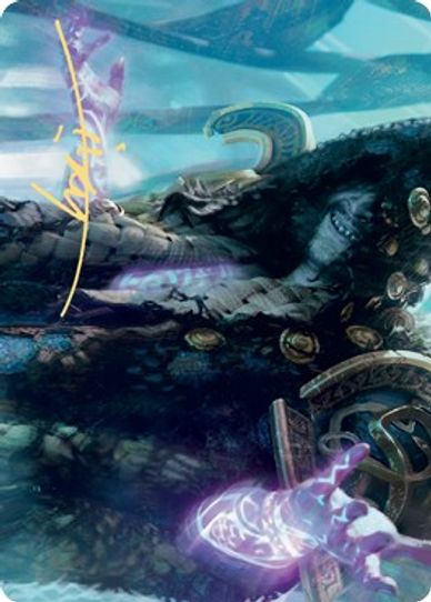 Valki, God of Lies Art Card (Gold-Stamped Signature) (28) [Art Series: Kaldheim]