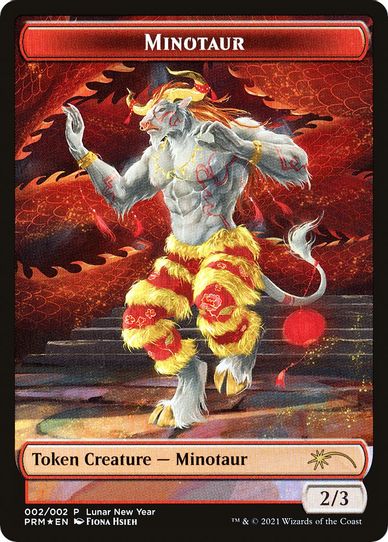 Minotaur Token ( Lunar New Year Promo) (2) [Unique and Miscellaneous Promos]