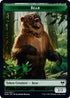 Human Warrior // Bear Double-sided Token [Kaldheim]