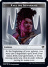 Human Warrior // Emblem - Kaya the Inexorable Double-sided Token [Kaldheim]