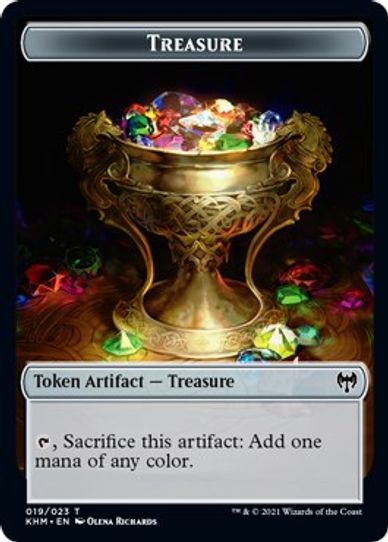 Treasure // Cat Double-sided Token [Kaldheim]
