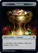 Treasure // Emblem - Tyvar Kell Double-sided Token [Kaldheim]