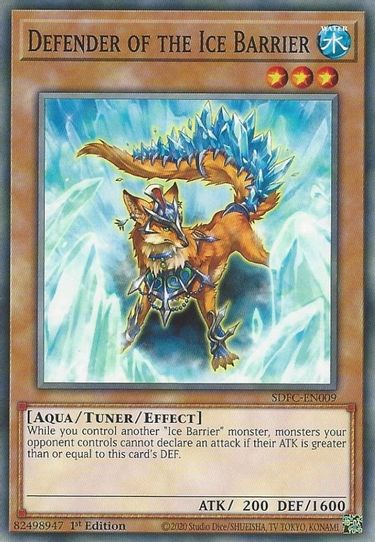 Defender of the Ice Barrier (SDFC-EN009) [Structure Deck: Freezing Chains]