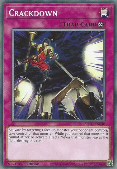 Crackdown (SDFC-EN040) [Structure Deck: Freezing Chains]
