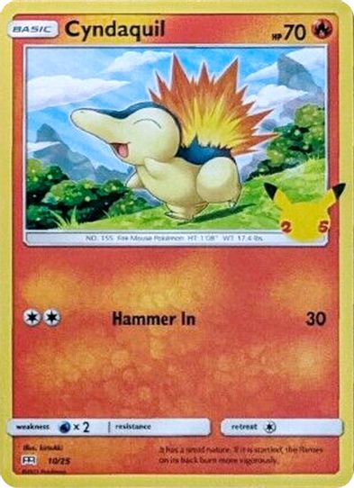 Cyndaquil (10/25) [McDonald's 25th Anniversary Promos