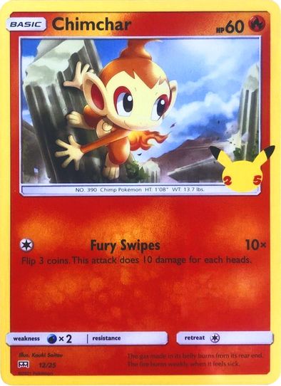 Chimchar (12/25) [McDonald's 25th Anniversary Promos