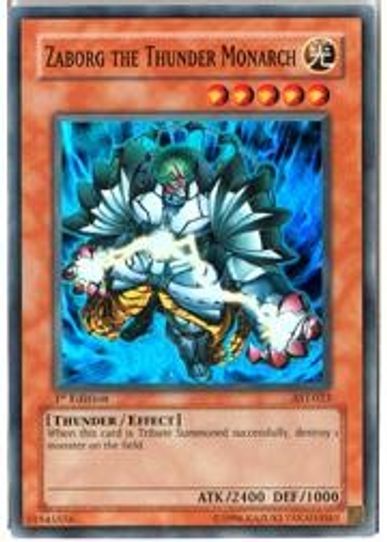 Zaborg the Thunder Monarch (AST-023) [Ancient Sanctuary]
