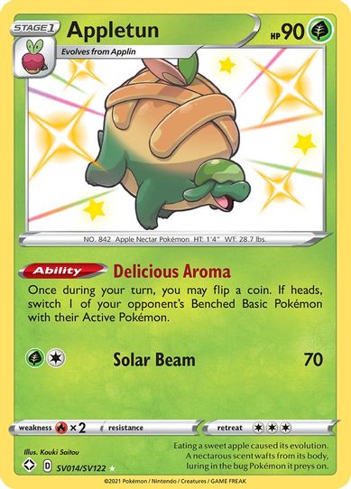 Appletun (SV014/SV122) [Shining Fates: Shiny Vault]