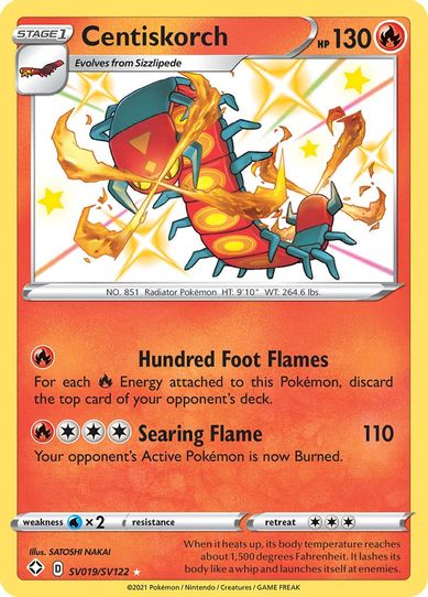 Centiskorch (SV019/SV122) [Shining Fates: Shiny Vault]