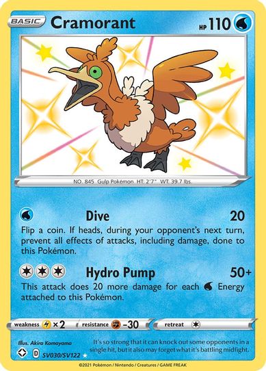 Cramorant (SV030/SV122) [Shining Fates: Shiny Vault]