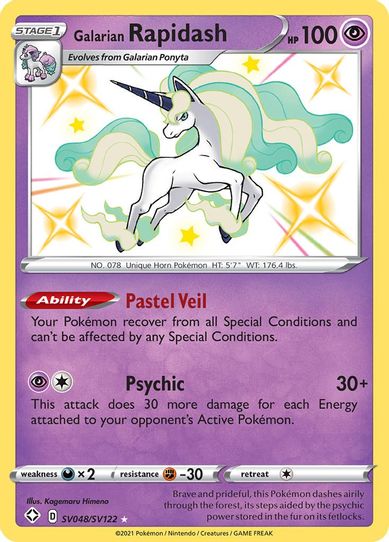 Galarian Rapidash (SV048/SV122) [Shining Fates: Shiny Vault]