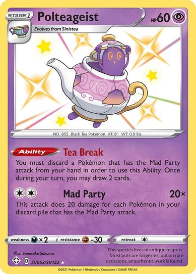 Polteageist (SV053/SV122) [Shining Fates: Shiny Vault]