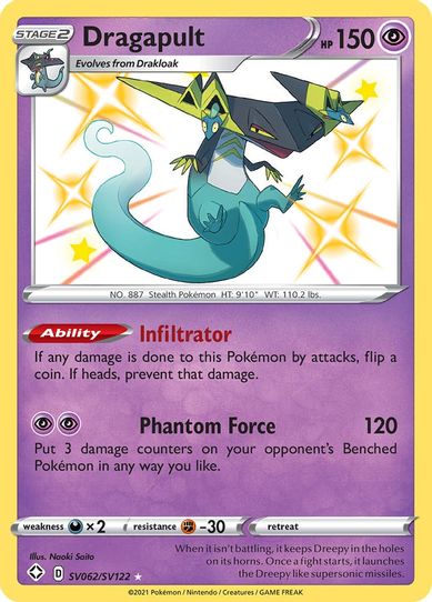 Dragapult (SV062/SV122) [Shining Fates: Shiny Vault]