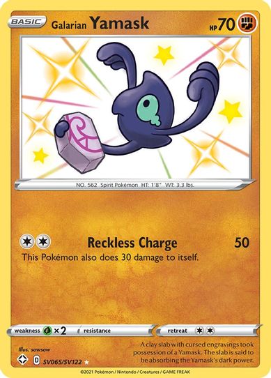 Galarian Yamask (SV065/SV122) [Shining Fates: Shiny Vault]