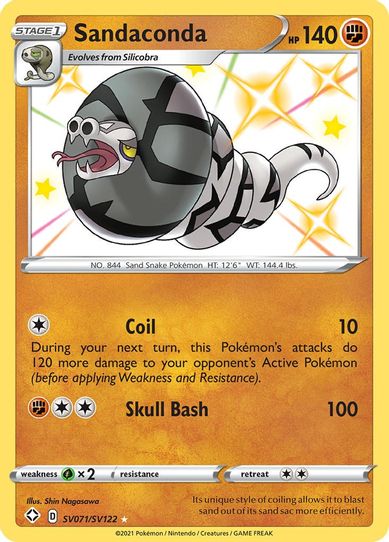 Sandaconda (SV071/SV122) [Shining Fates: Shiny Vault]