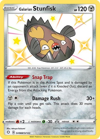 Galarian Stunfisk (SV088/SV122) [Shining Fates: Shiny Vault]