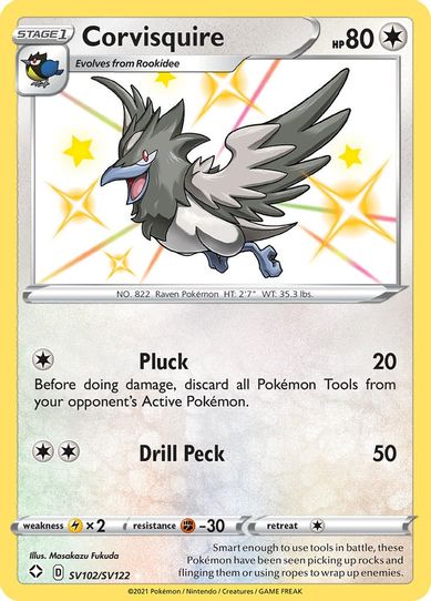 Corvisquire (SV102/SV122) [Shining Fates: Shiny Vault]