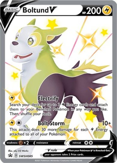 Boltund V SWSH085 (SWSH085) [SWSH: Sword & Shield Promo Cards]