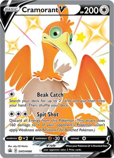 Cramorant V SWSH086 (SWSH086) [SWSH: Sword & Shield Promo Cards]