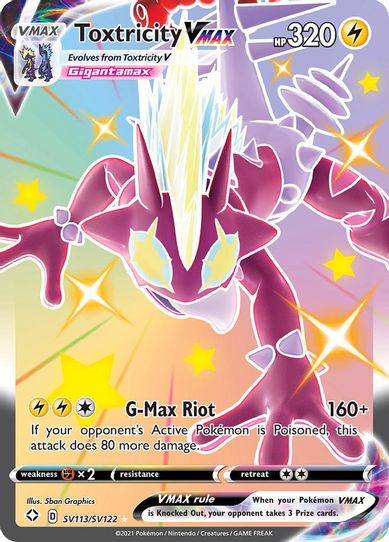 Toxtricity VMAX (SV113/SV122) [Shining Fates: Shiny Vault]