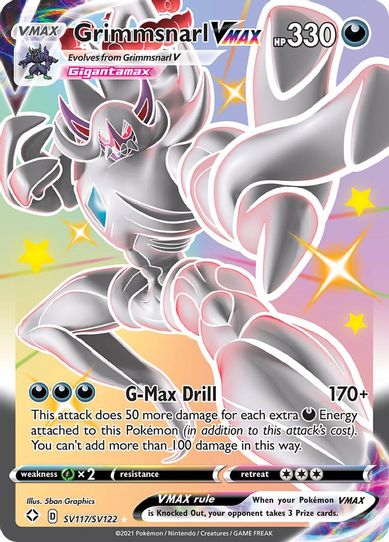 Grimmsnarl VMAX (SV117/SV122) [Shining Fates: Shiny Vault]