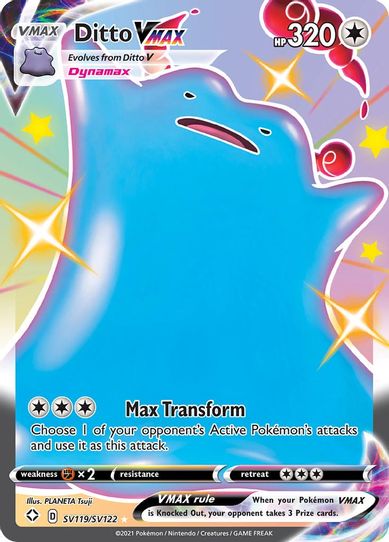 Ditto VMAX (SV119/SV122) [Shining Fates: Shiny Vault]