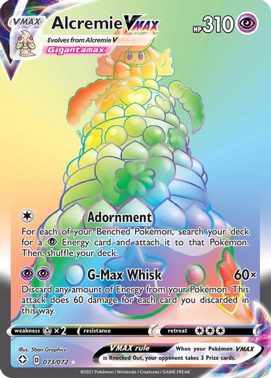 Alcremie VMAX (Secret) (073/072) [Sword & Shield: Shining Fates]