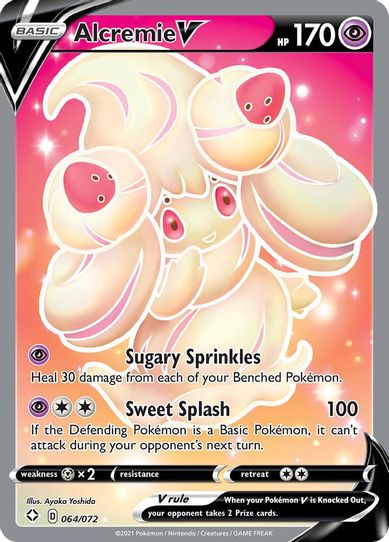 Alcremie V (Full Art) (064/072) [Sword & Shield: Shining Fates]