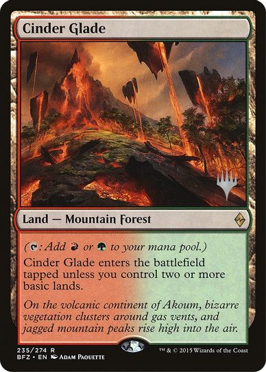 Cinder Glade (235) [Promo Pack: Kaldheim]
