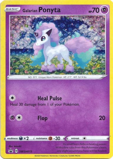 Galarian Ponyta - SWSH (General Mills Promo) (SWSH013) [Miscellaneous Cards & Products]