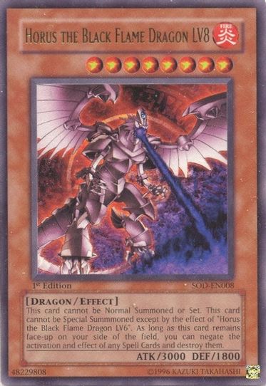 Horus the Black Flame Dragon LV6 Soul of the Duelist