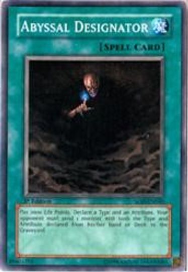 Abyssal Designator (SOD-EN040) [Soul of the Duelist]