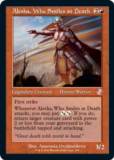 Alesha, Who Smiles at Death (338) [Time Spiral: Remastered]