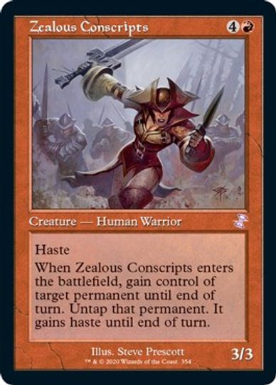 Zealous Conscripts (354) [Time Spiral: Remastered]