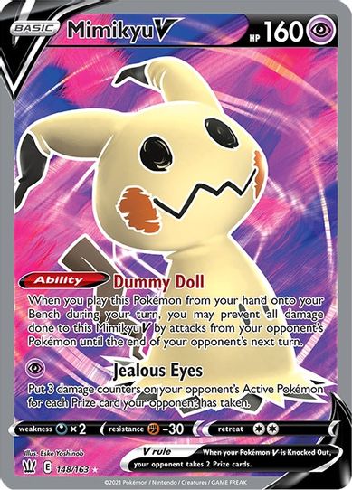 Mimikyu V (Full Art) (148/163) [Sword & Shield: Battle Styles]