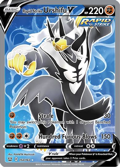 Rapid Strike Urshifu V (Full Art) (152/163) [Sword & Shield: Battle Styles]