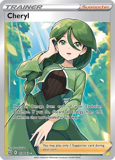 Cheryl (Full Art) (159/163) [Sword & Shield: Battle Styles]