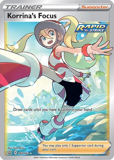 Korrina's Focus (Full Art) (160/163) [Sword & Shield: Battle Styles]