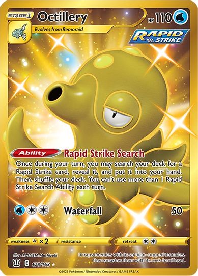 Octillery (Secret) (178/163) [Sword & Shield: Battle Styles]