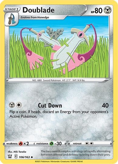 Doublade (106/163) [Sword & Shield: Battle Styles]